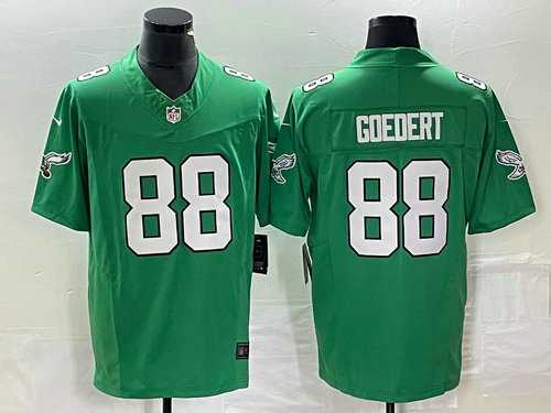 Mens Philadelphia Eagles #88 Dallas Goedert Green 2023 F.U.S.E. Vapor Untouchable Limited Jersey->philadelphia eagles->NFL Jersey